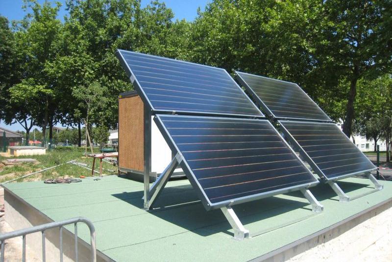 INSTALLATION DE 4 PANNEAUX SOLAIRES POUR PRODUCTION D’EAU CHAUDE SANITAIRE