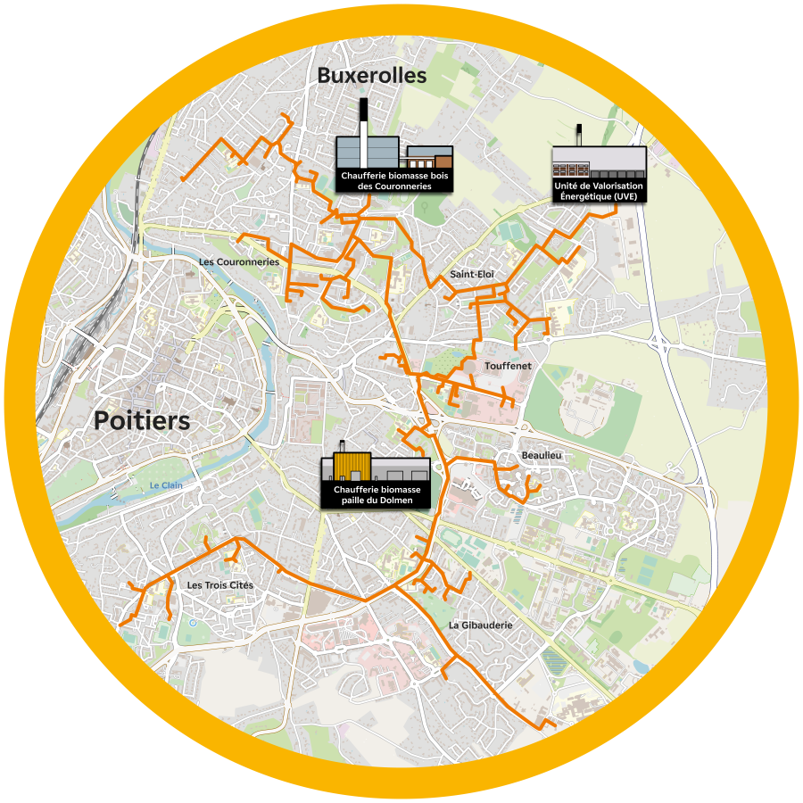 Plan du réseau - GPCU PSBB